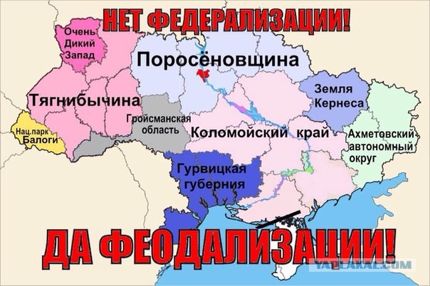 Восток, Юг и Запад Украины