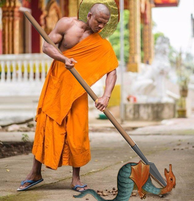 Фотожабы: Самый сильный уборщик в Шаолине