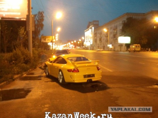 ДТП Казань. Porsche 911 и Daewoo Nexia