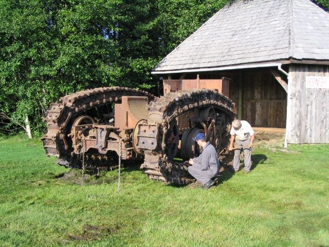 Паровой трактор Хорнсби