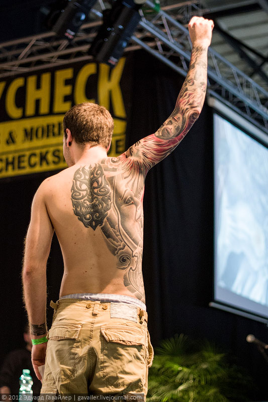 Искусство татуировки на международной конвенции