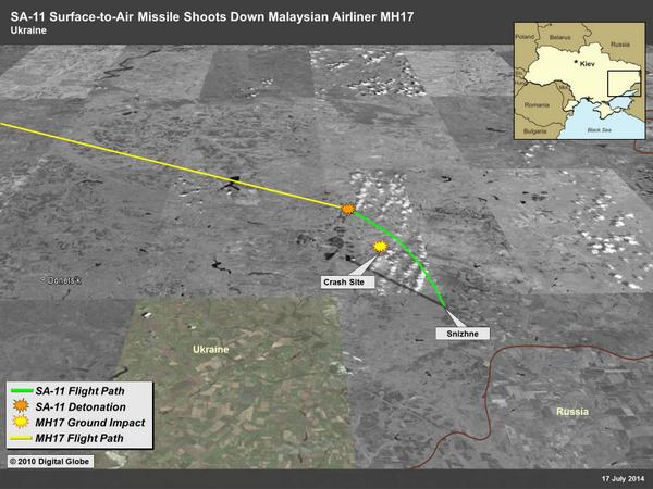 США опубликовали данные со Спутника