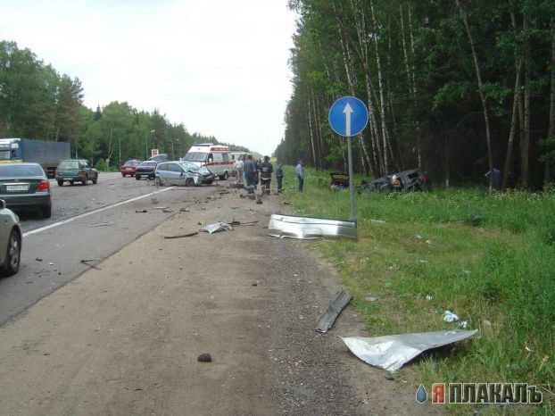 Жуткая авария на Минском шоссе (13 фото)
