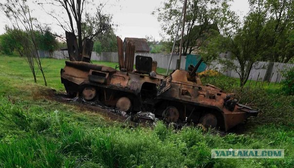 Фото со вчерашнего боя под Краматорском