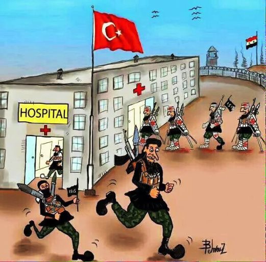 Гнев россиян на Турцию в карикатурах