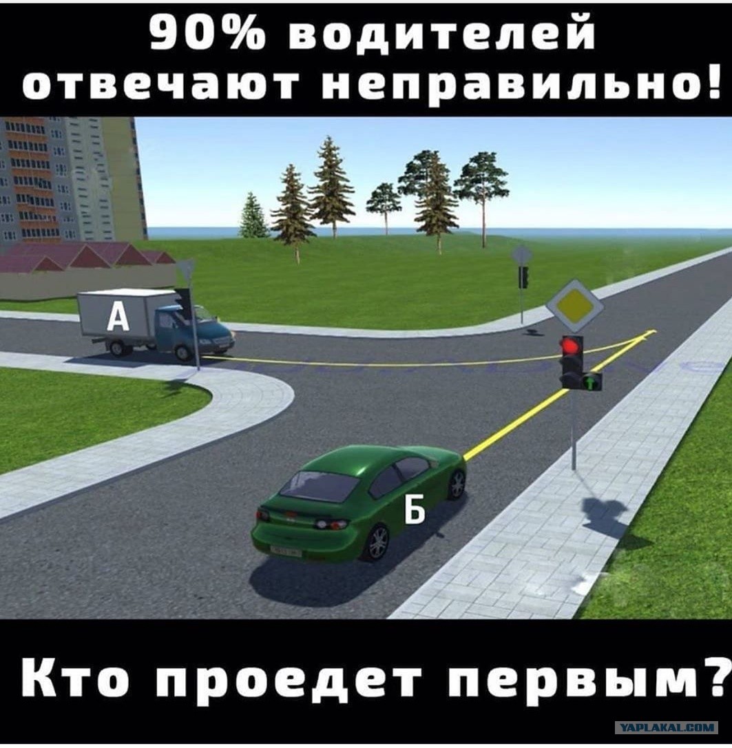 Кто проедет первым