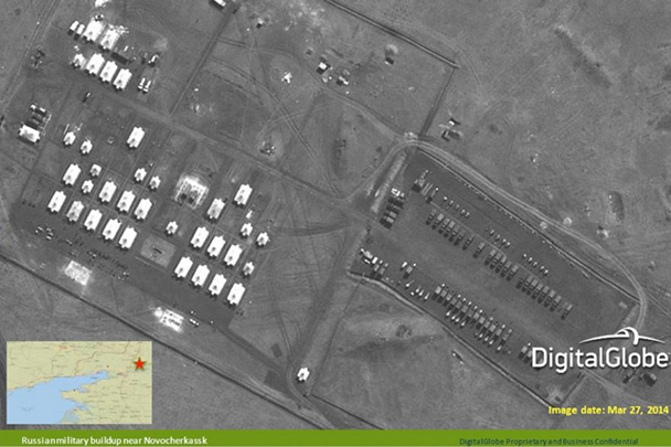 США показали спутниковые снимки российской армии
