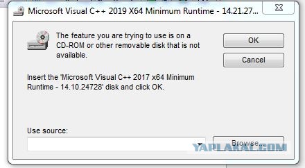 Не могу поставить visual c++ 2017 x64