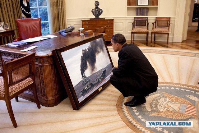 Обама и картина
