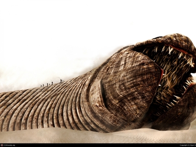 Атака трехметрового червя: самый жуткий подводный хищник