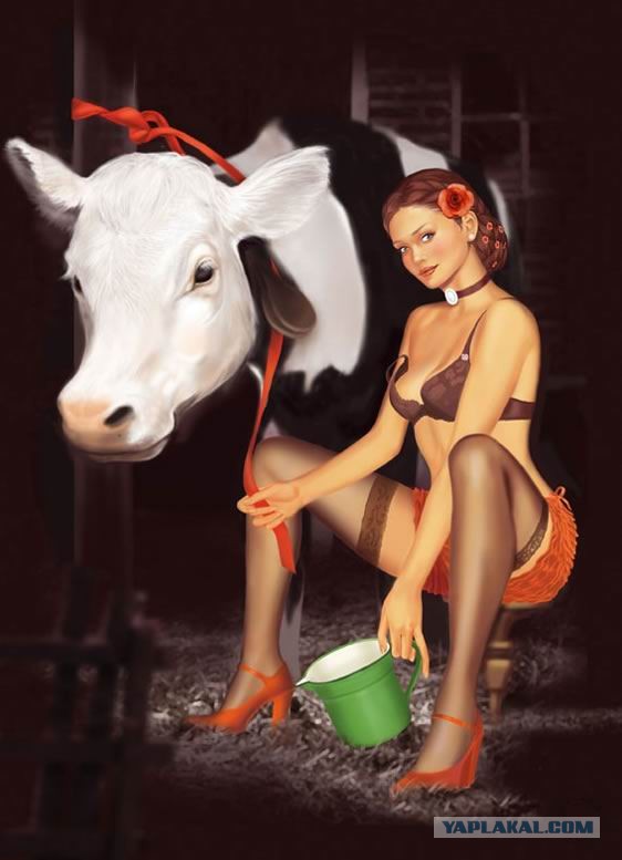 Секс Игры Корова