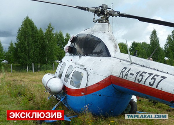 Авария вертолета Ми-2. Хладнокровие и мастерство.