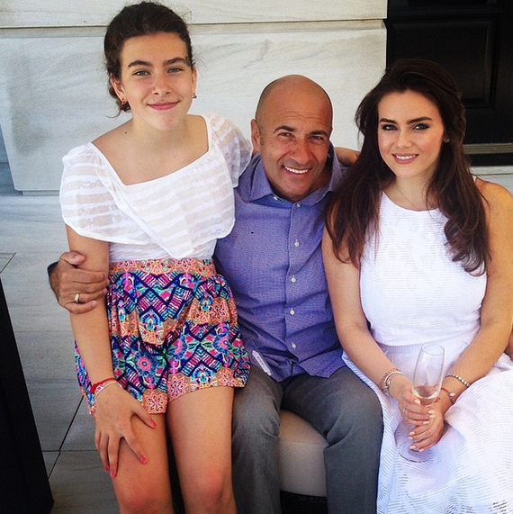 Знаменитые папы с дочками