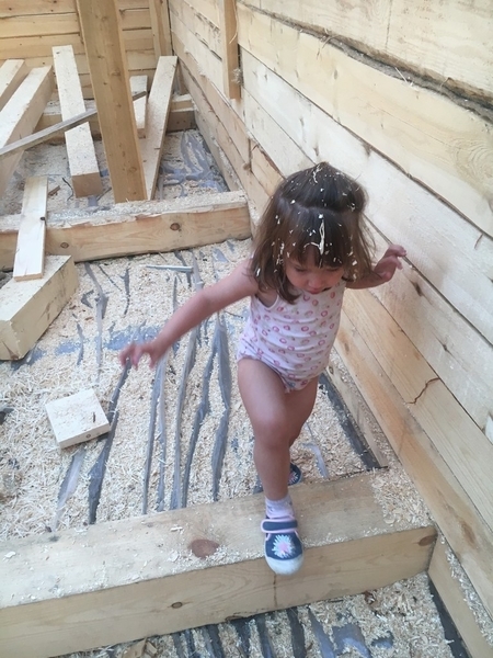 Как одна девочка решила дом построить