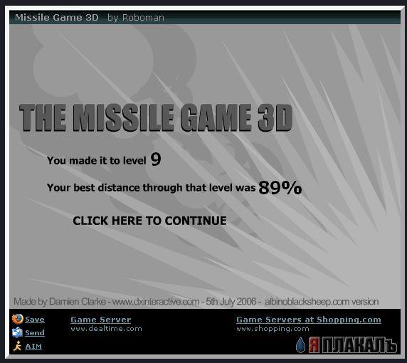 Missile Game 3D