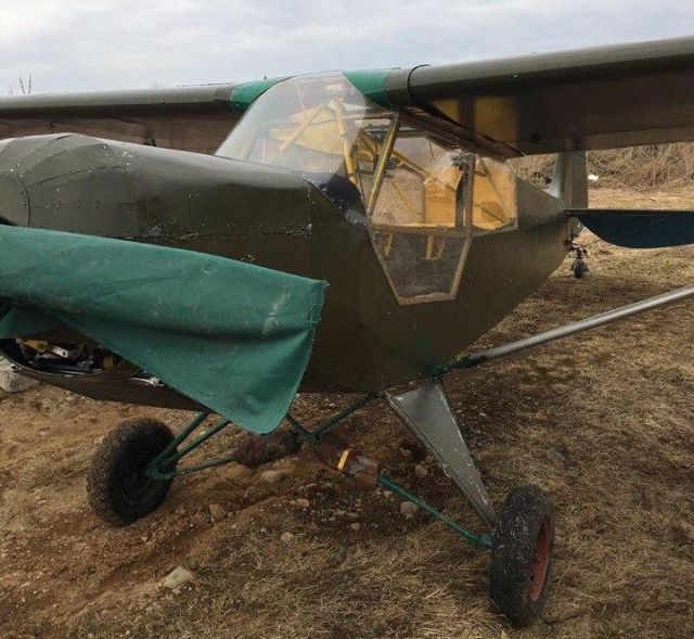 В Ленинградской области разбился самодельный самолет