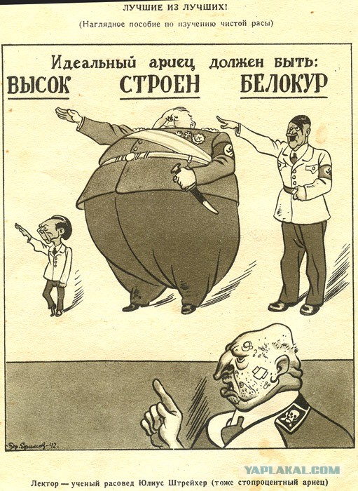 Карикатуры времен Второй мировой войны