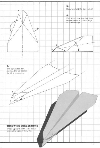 14 простейших моделей бумажных самолетов