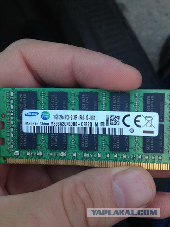 Продам в спб серверную память DDR4 16GB PC4-17000 2133MHz CL15 DR x4 ECC Registered DIMM 288pin