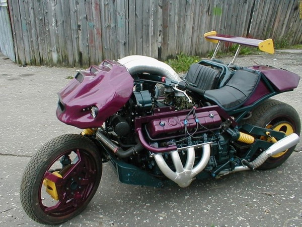 Самодельный мотоцикл из двигателя от 2108