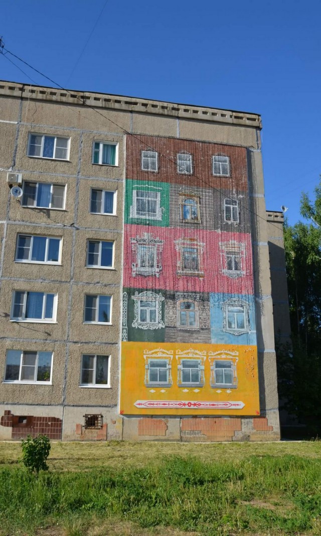Ростов встречает гостей чемпионата гигантскими текстурами на зданиях