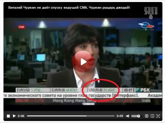 Виталий Чуркин не даёт спуску ведущей CNN