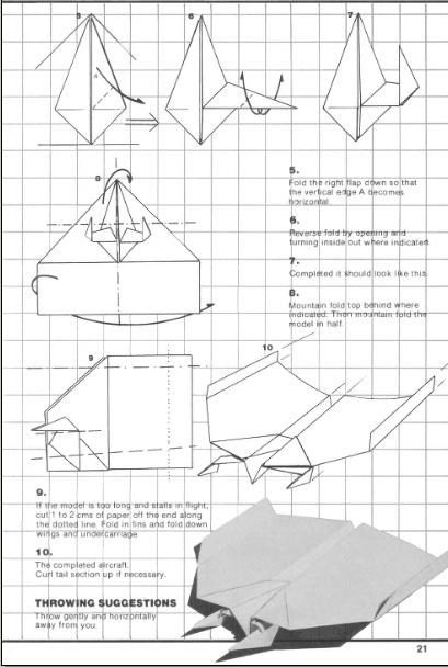 14 простейших моделей бумажных самолетов