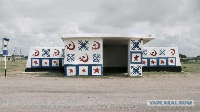 Автобусные остановки времен СССР
