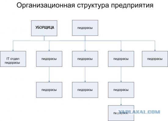 Структура предприятия с точки зрения It-шника