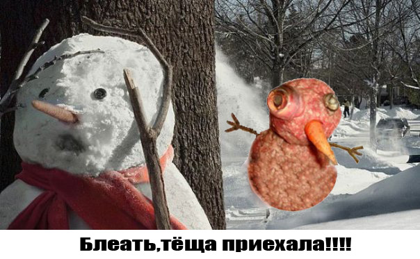 Снеговик-фаршевик