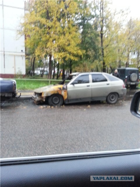 В Москве сжигают машины с кавказскими номерами