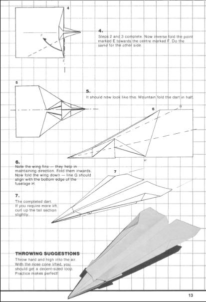 14 простейших моделей бумажных самолетов