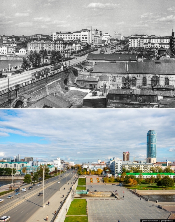 Реконструкция панорамы Екатеринбурга 19 века