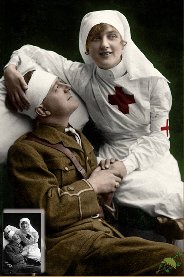 Раскрашенные фото Первой мировой