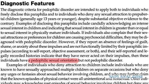 Американские психиатры признали педофилию