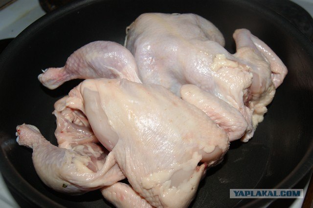 Цыплята запеченные в сметане, Очень просто и очень вкусно))))
