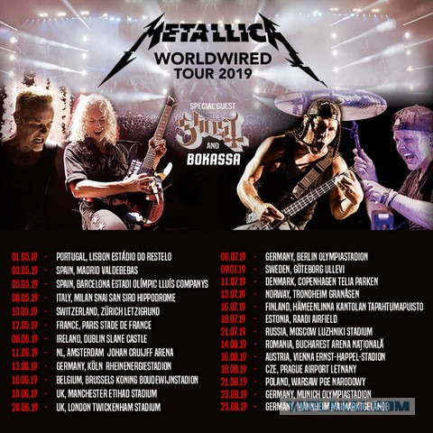 Metallica снова в Москве 21/07/2019