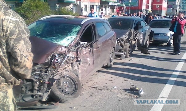 ДТП с Уралом в Ханты-Мансийске