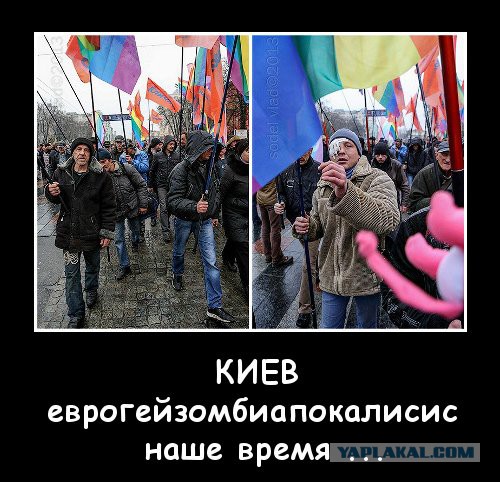 Марш украинцев в Краматорске