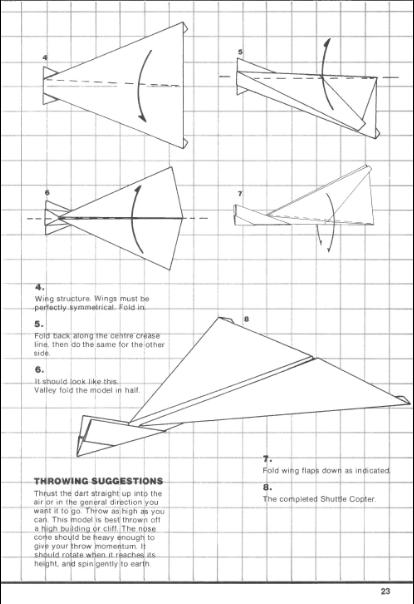 14 простейших моделей бумажных самолетов