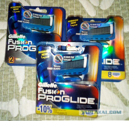 Сменные лезвия Gillette Fusion/ Power/ ProGlide