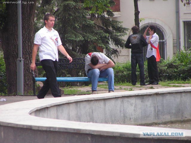 Фото охота в Луганске 2009, последний звонок