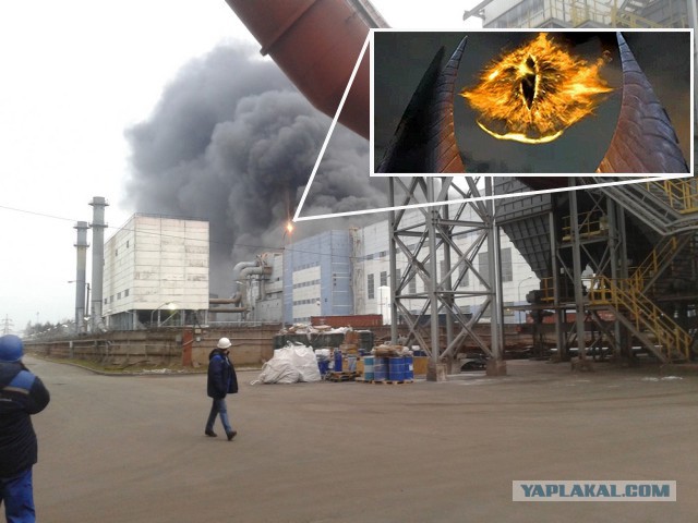 Пожар на турецком заводе феррохрома в Лен. области