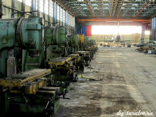 Сборочное производство Саратовского авиационного завода