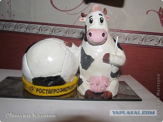 Лепка корова мастер класс