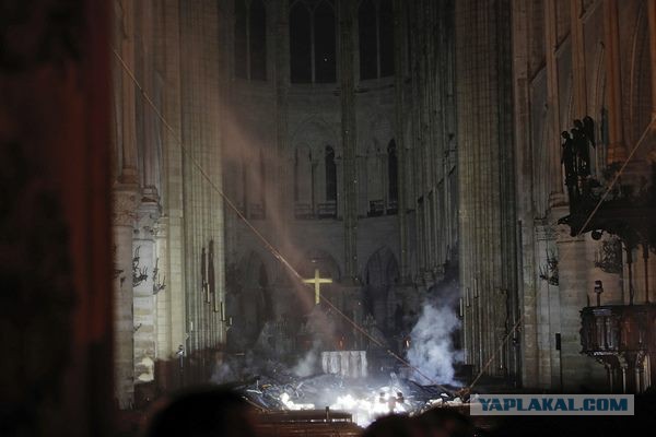 ⚡️В Соборе Парижской Богоматери произошёл пожар - AFP