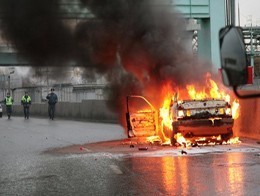 В Волгограде спалили машину из Дагестана