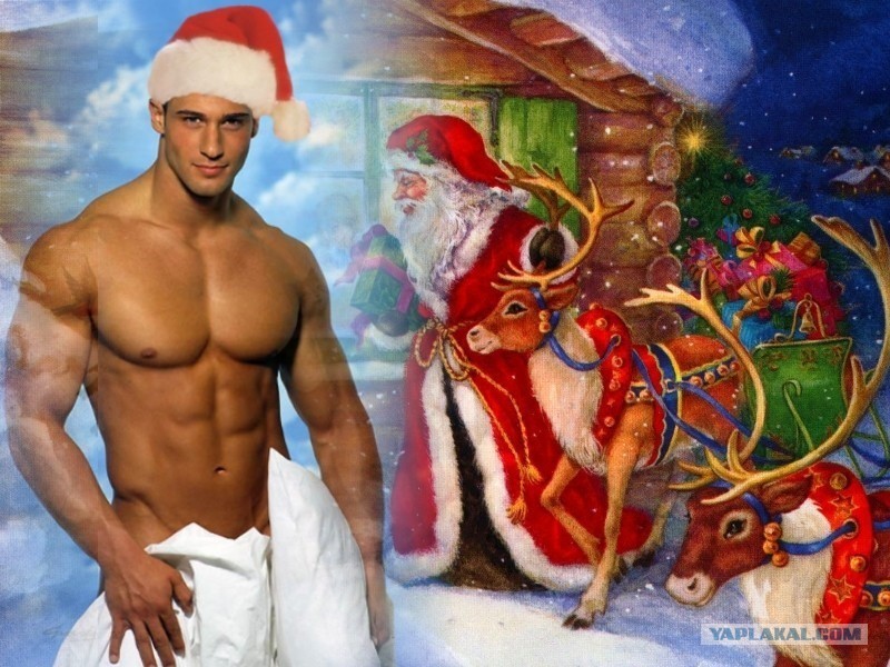 Порно - Дед Мороз подарил двум милфам групповушку на Новый Год