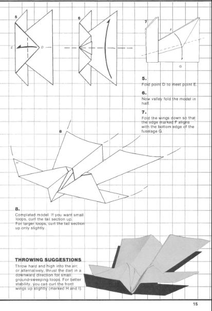 14 простейших моделей бумажных самолетов