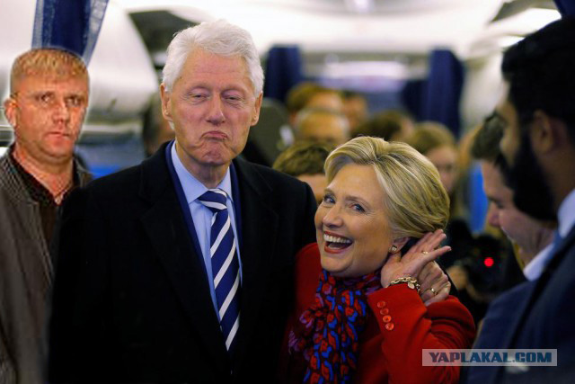 Фотожаба "Клинтоны" оригинал + 3 жабы